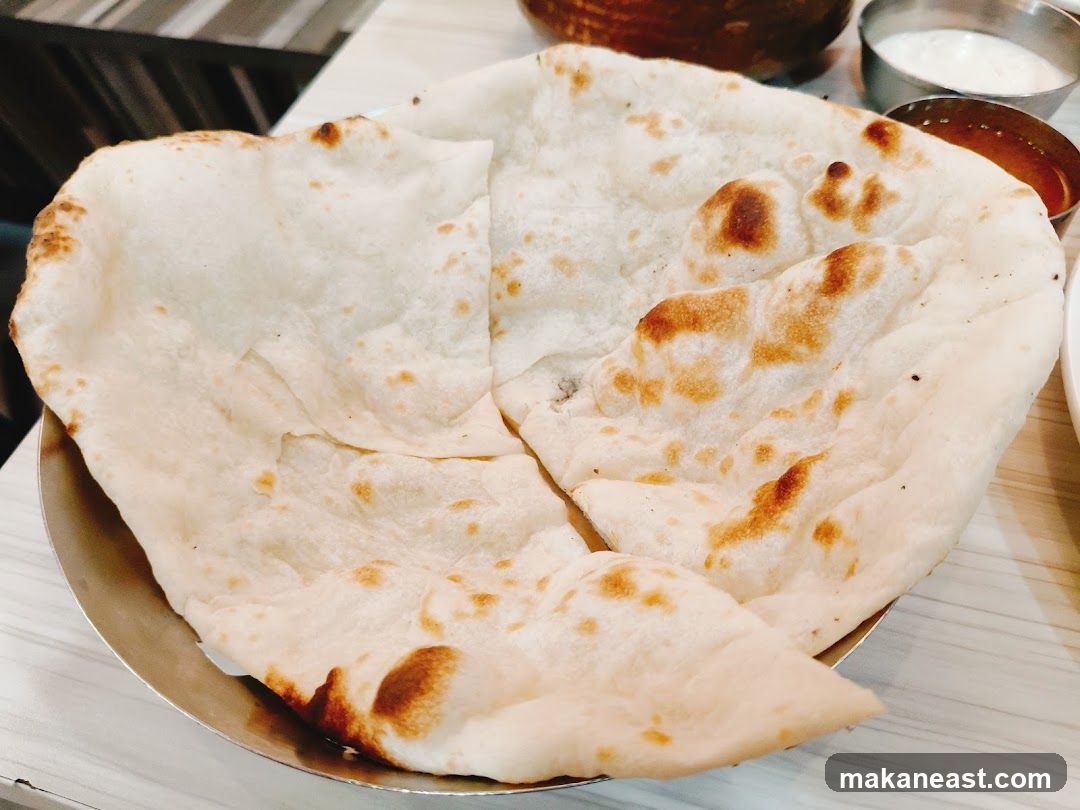 Naan Bread with Dipping Sauces