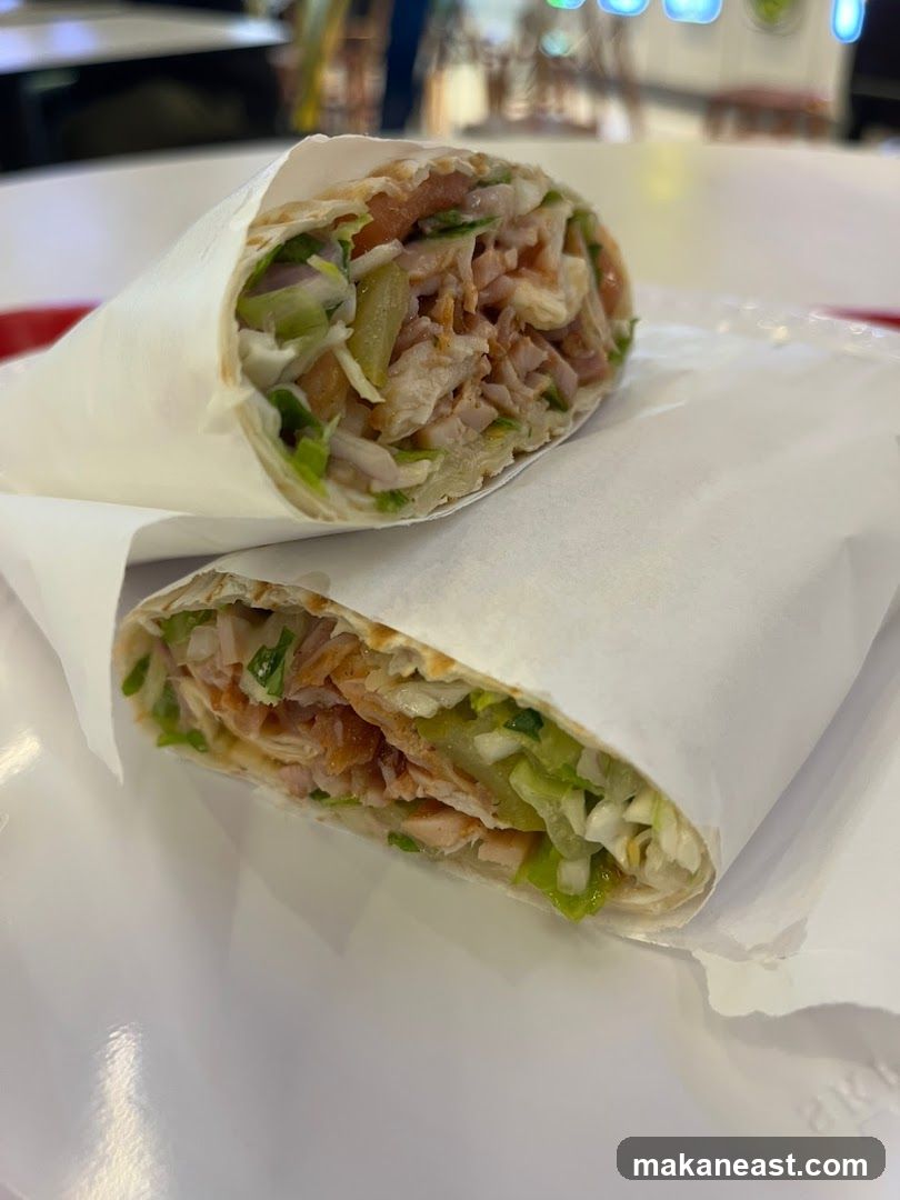 Two Halved Wraps