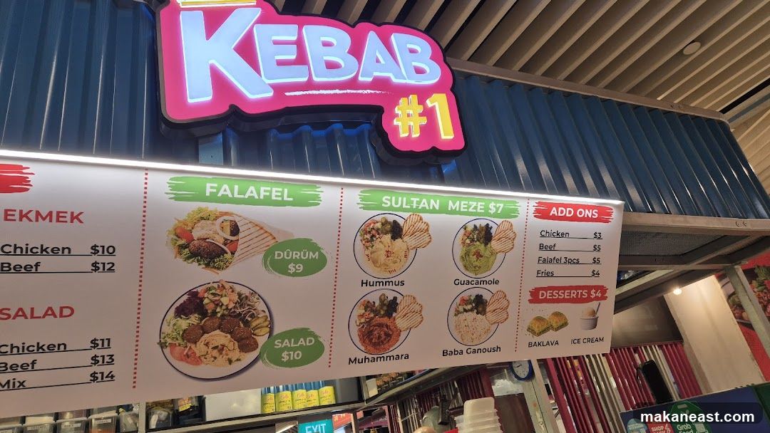 Kebab #1 Menu