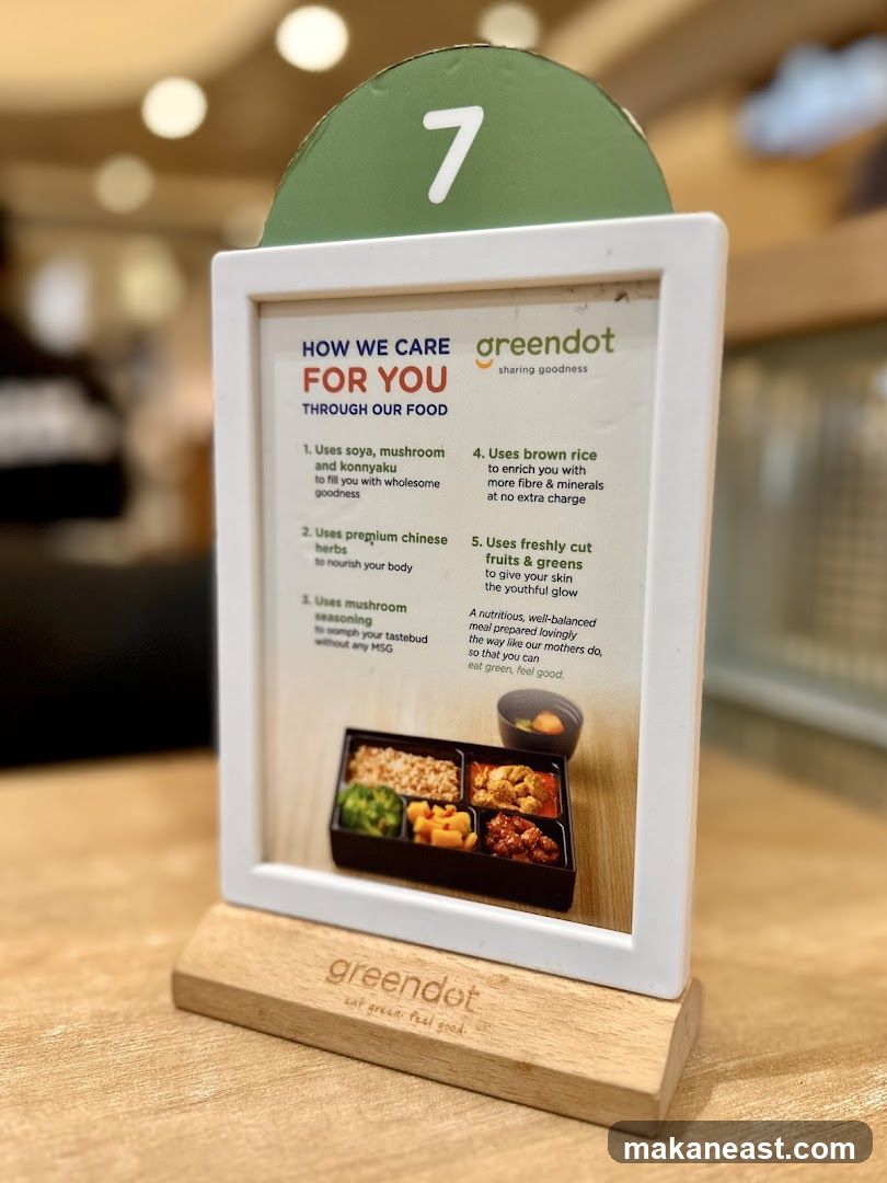 Greendot Food Care Information