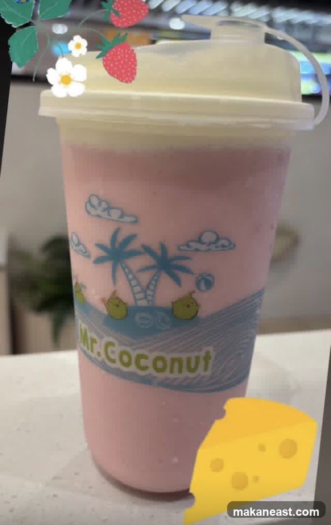Pink Drink with Mr. Coconut Branding