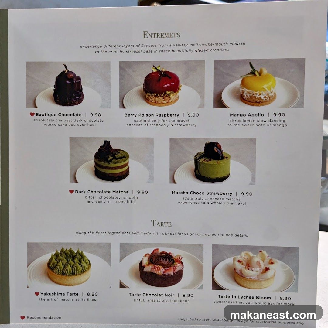 Entremets and Tarte