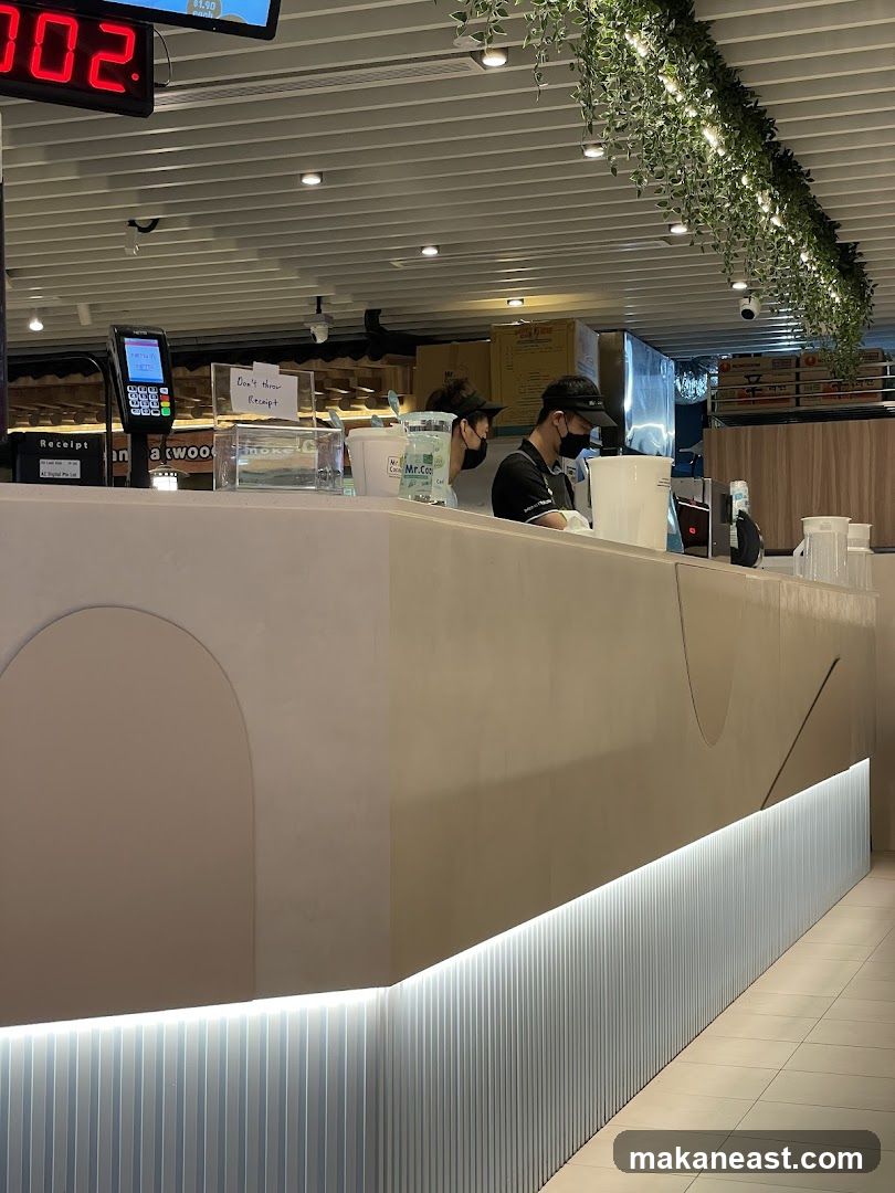 Counter service area