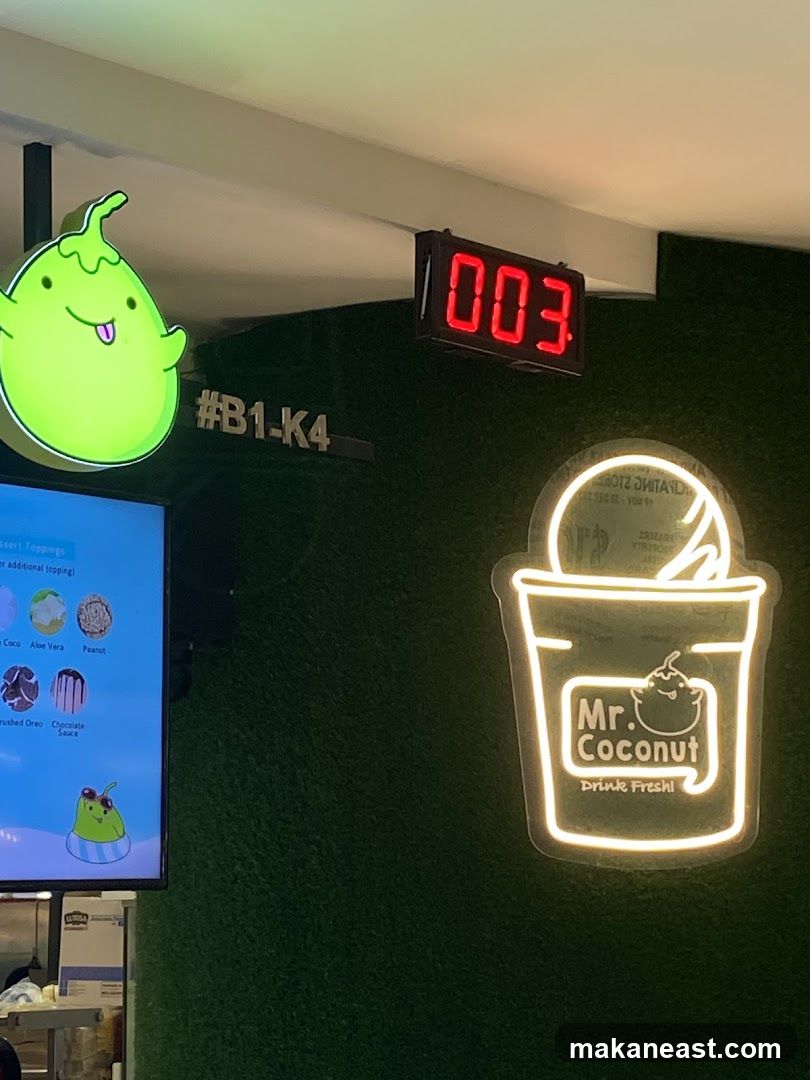 Mr. Coconut Store Interior