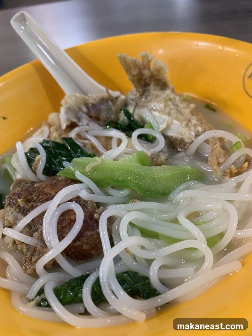 Fish and Rice Noodle Soup
