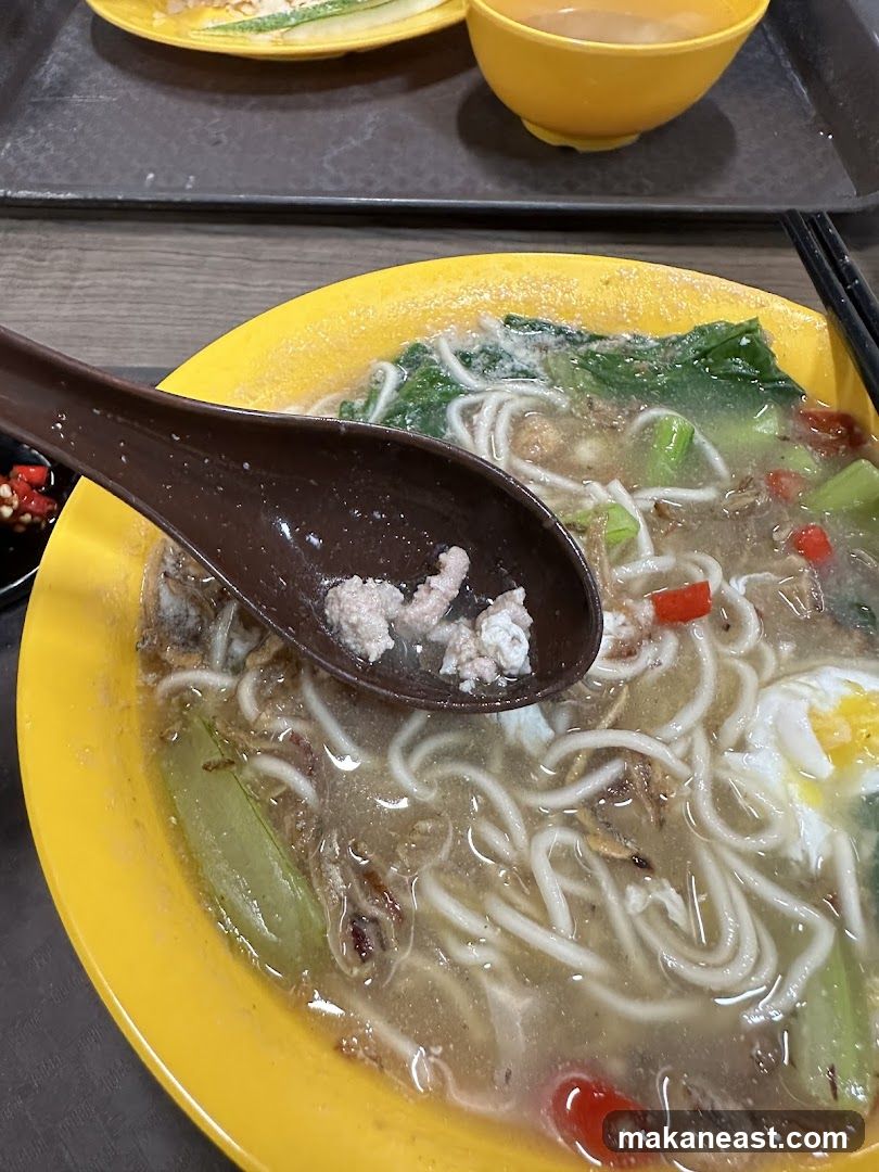Noodle Soup with Minced Meat