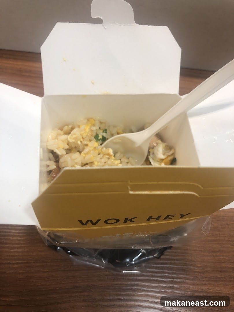 Takeout Box with Fried Rice