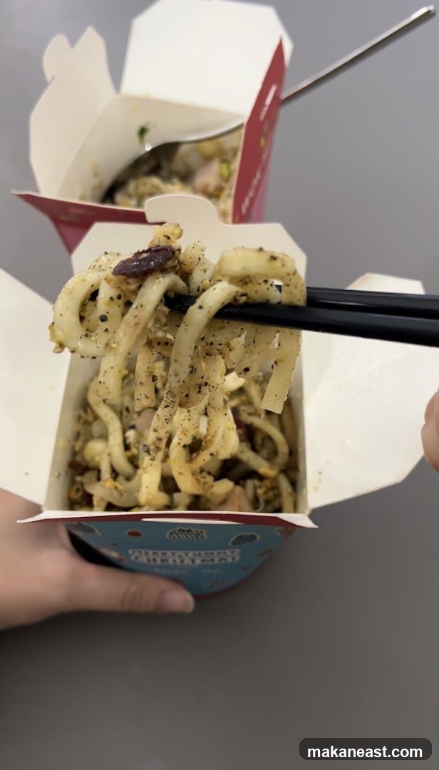 Noodles in Takeout Boxes