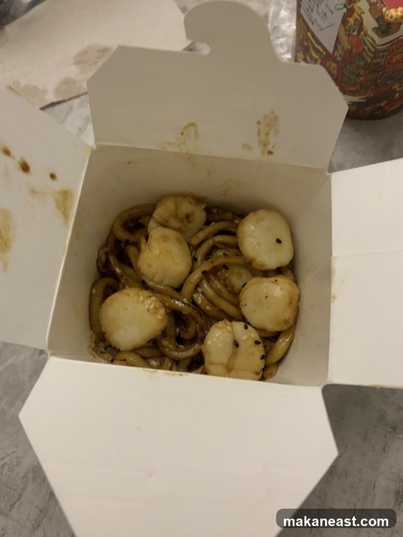 Noodles with Scallops