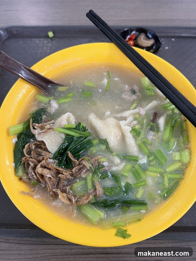 Noodle Soup with Anchovies and Vegetables