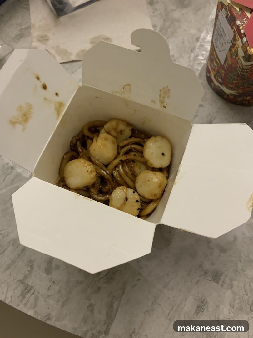Noodles with Scallops