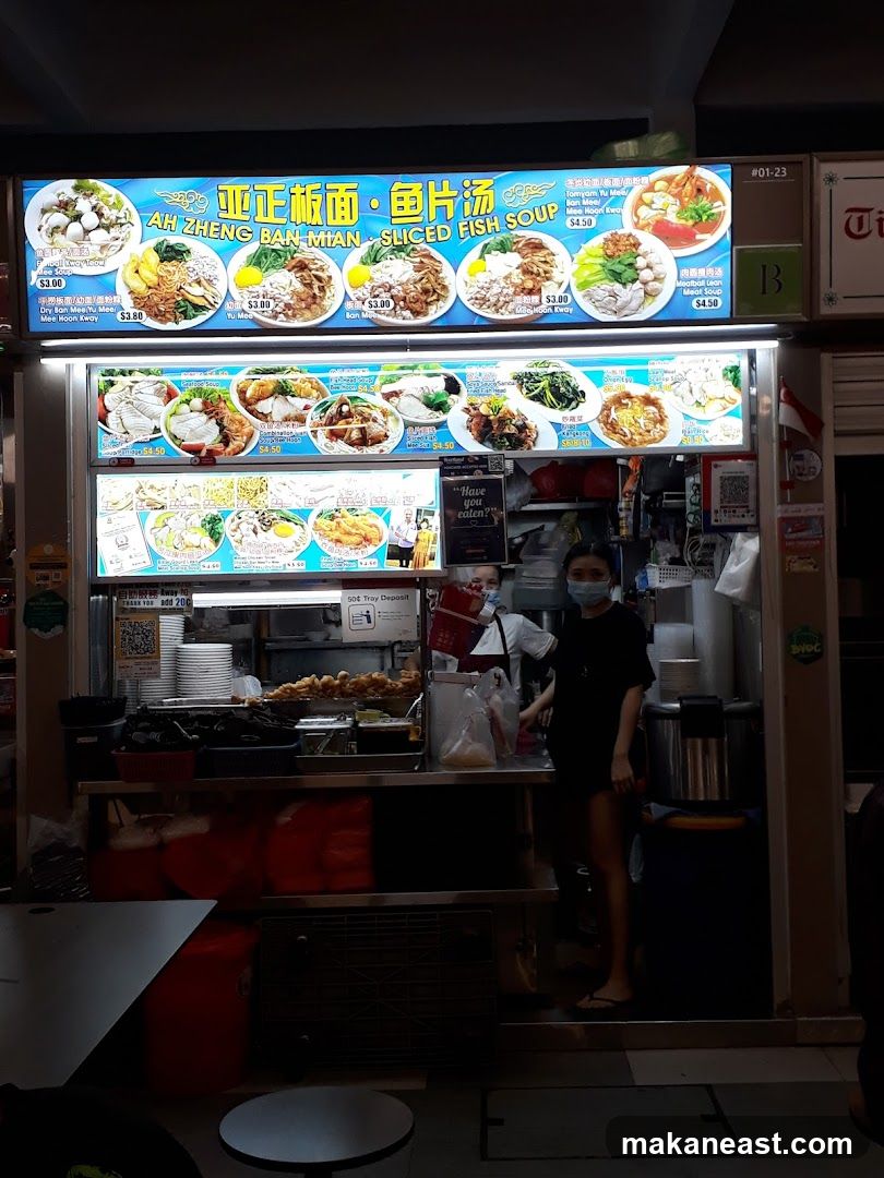 Food Stall with Menu