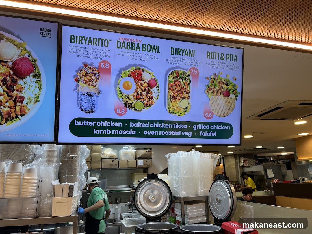 DABBA STREET Menu