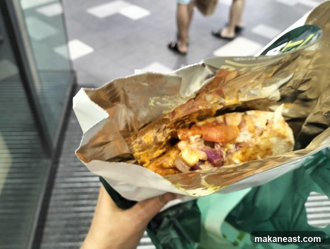 Sandwich in Foil Wrapper