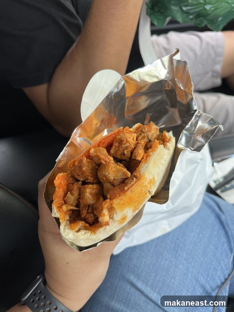 Sandwich with Meat and Sauce