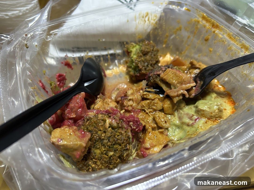 Takeout Container with Food