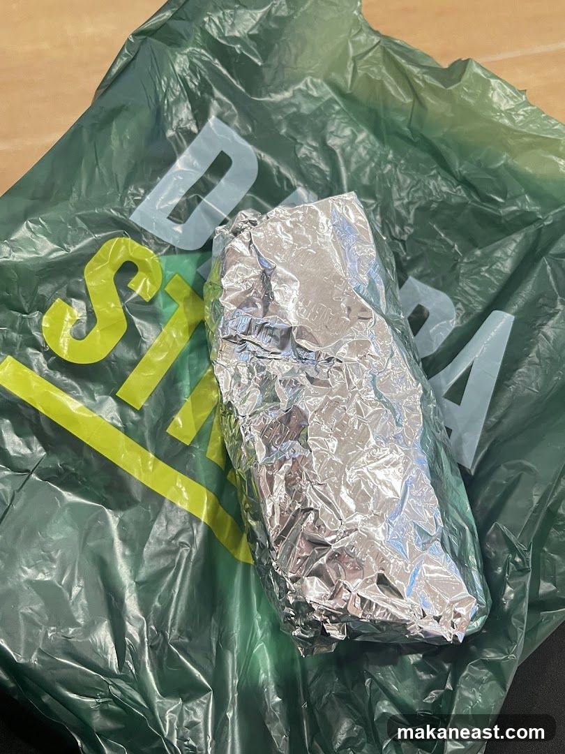Food in Foil and Bag