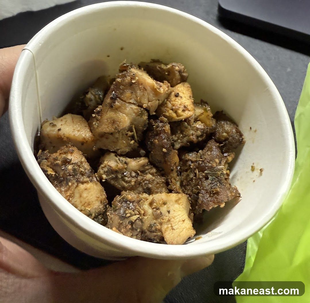Bowl of seasoned meat