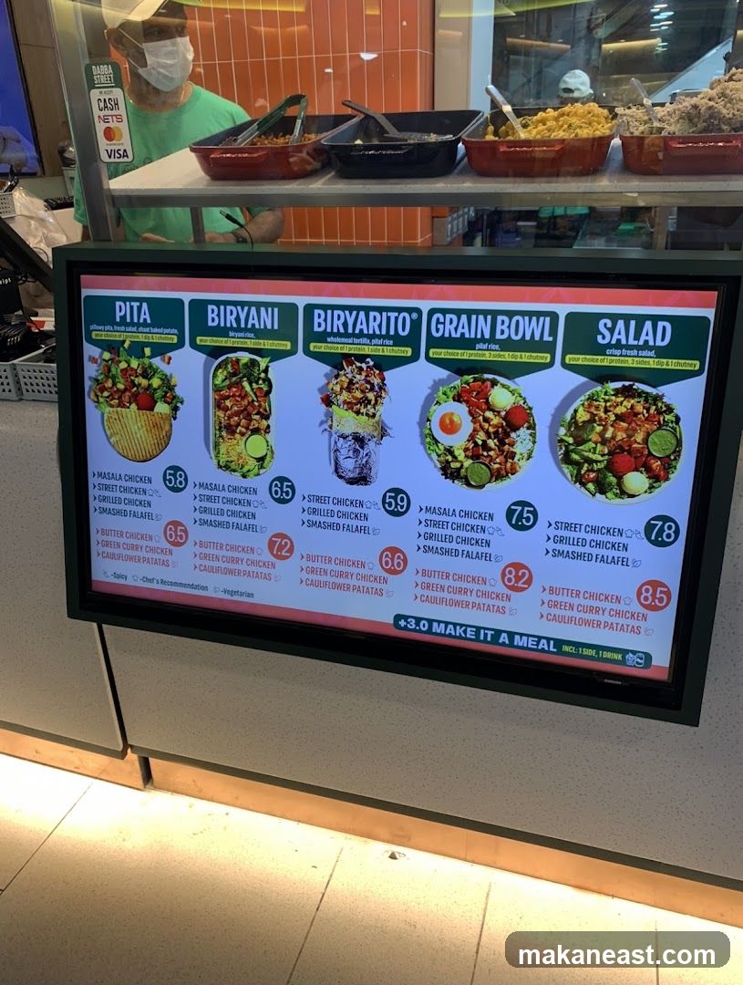 DABBA STREET Menu