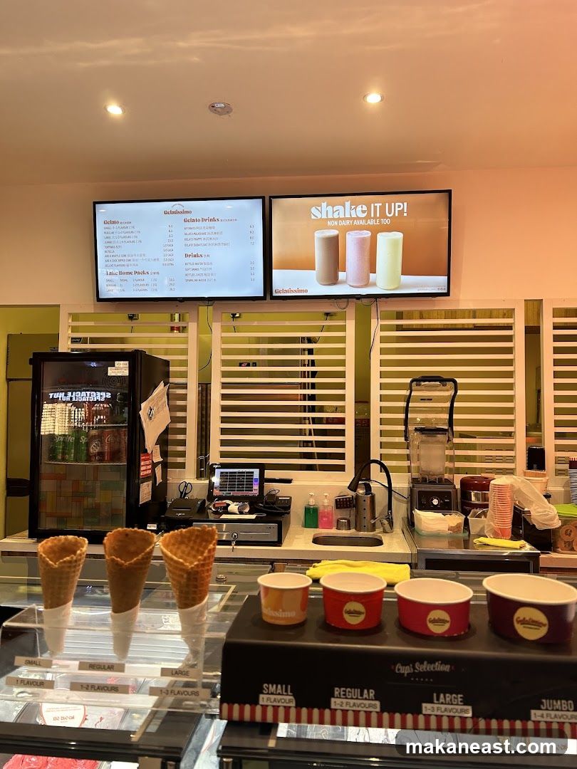 Gelato Menu