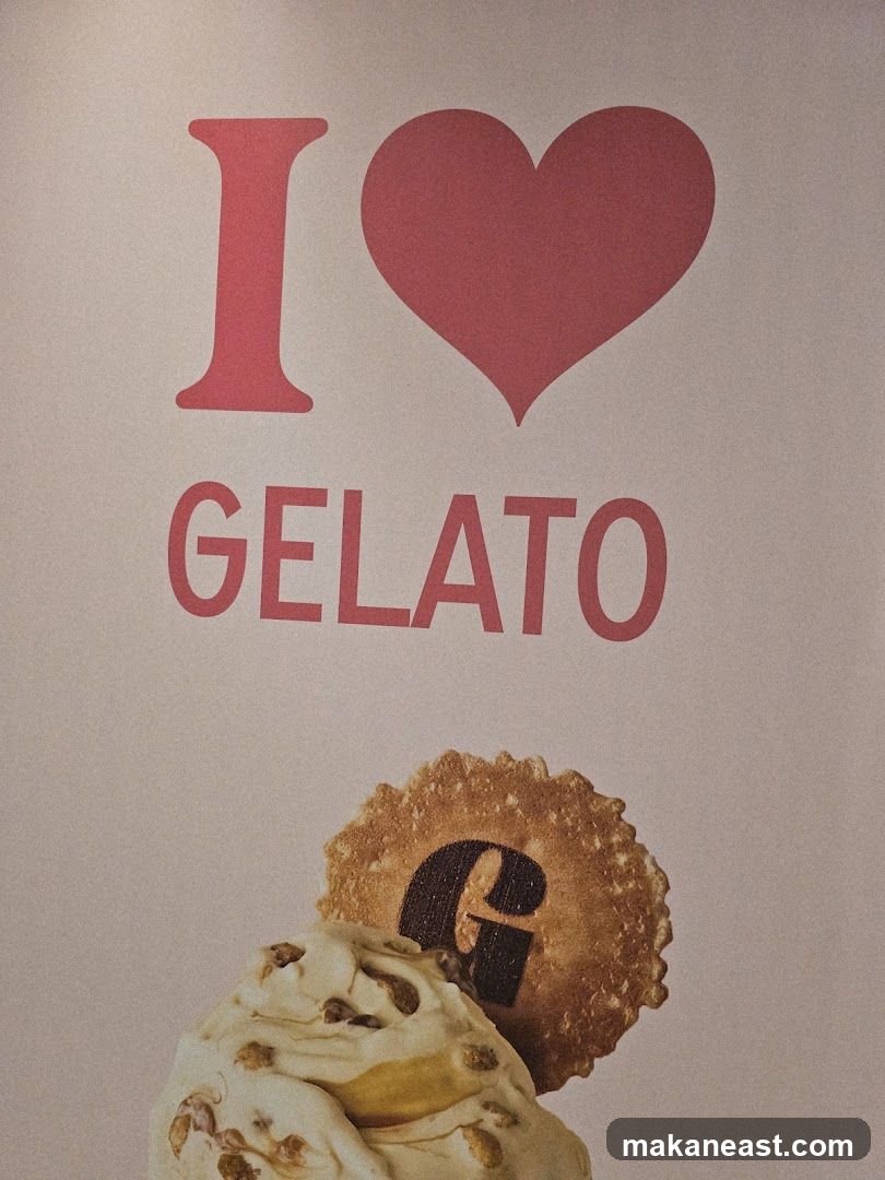 I Love Gelato Advertisement