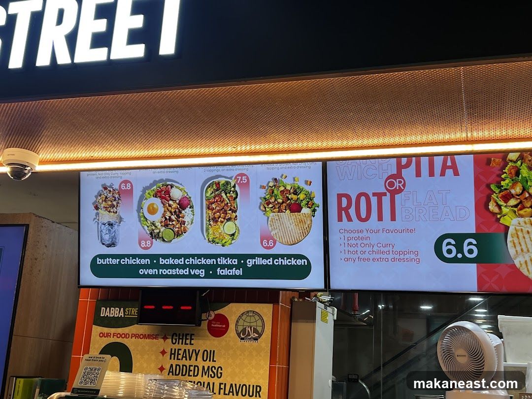 DABBA STREET Menu