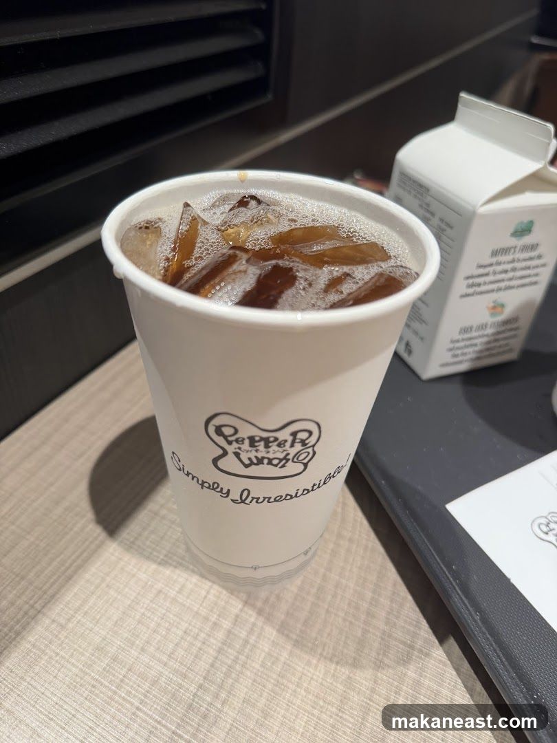 Iced Drink with Milk Carton
