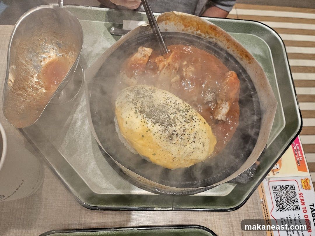 Sizzling Omelette Rice