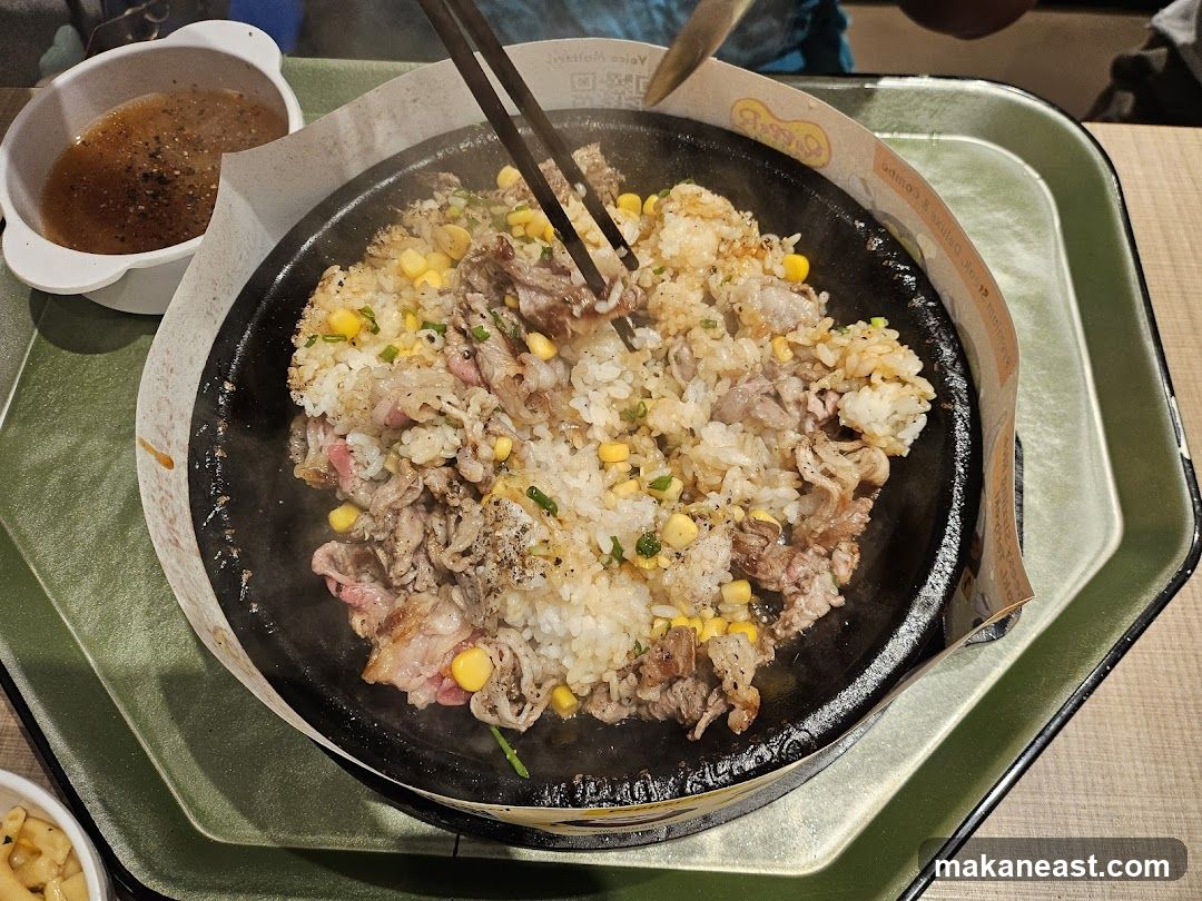 Sizzling Beef and Rice