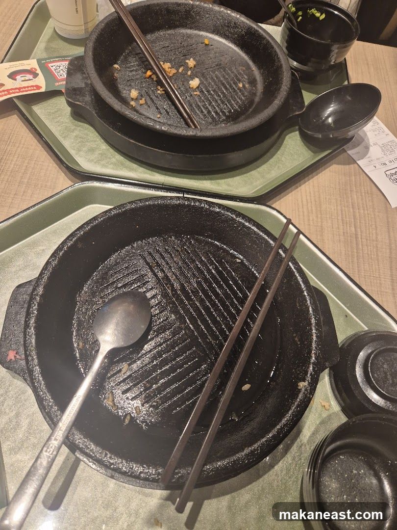 Dirty Grilling Pans and Utensils