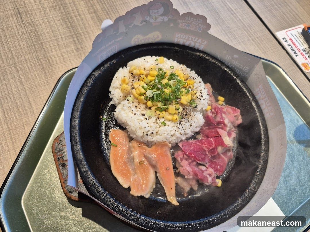 Sizzling Plate Meal