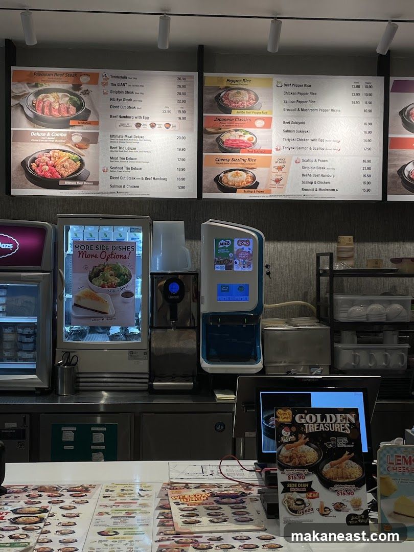 Restaurant Menu Boards and Counter Display