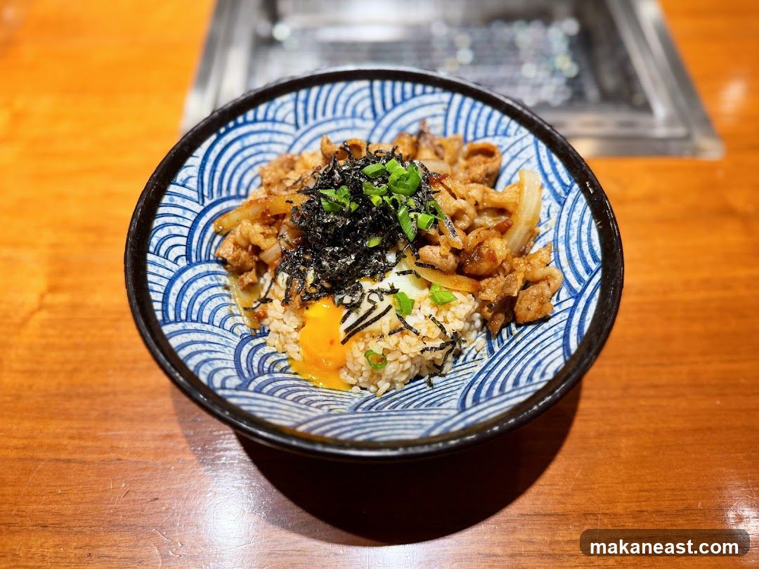 Donburi with Meat and Egg