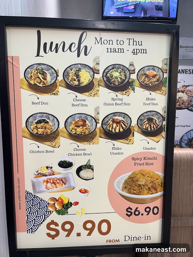Lunch Menu
