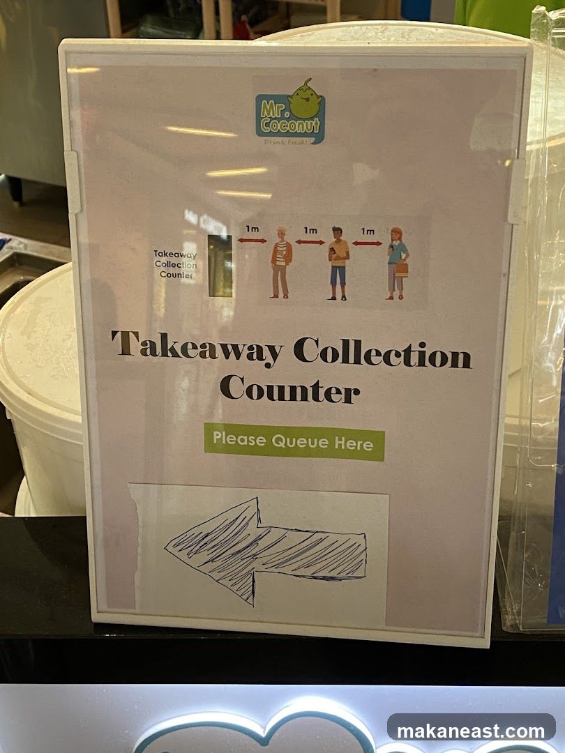 Takeaway Collection Counter Sign