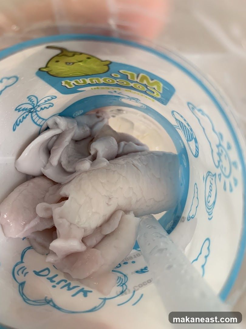 Coconut Jelly in a Cup