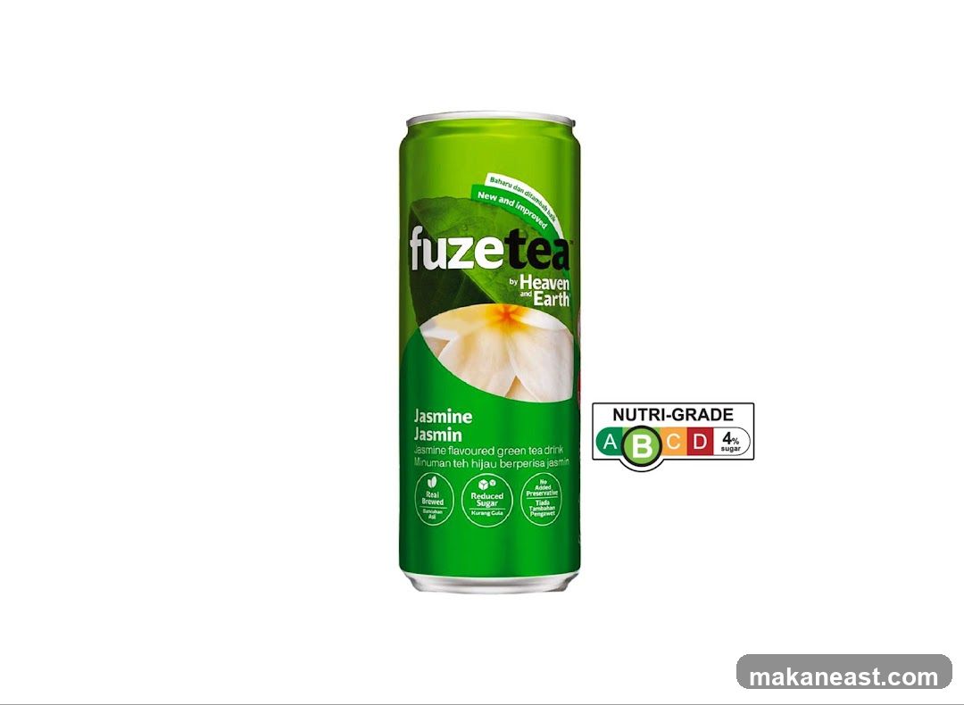 FuzeTea Jasmine Green Tea Can