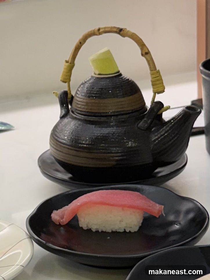 Tuna Nigiri with Teapot