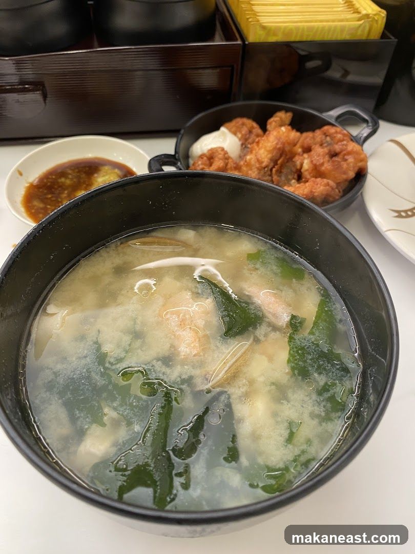 Miso Soup and Fried Chicken