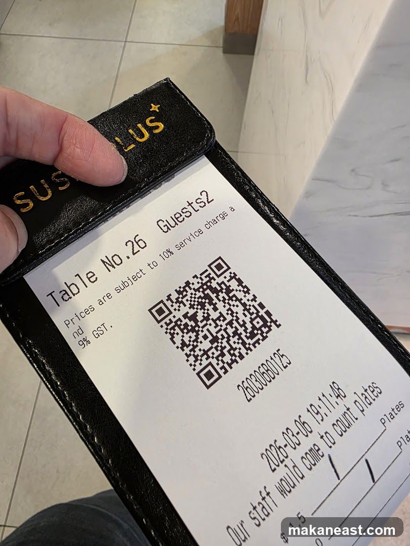 Receipt with QR Code