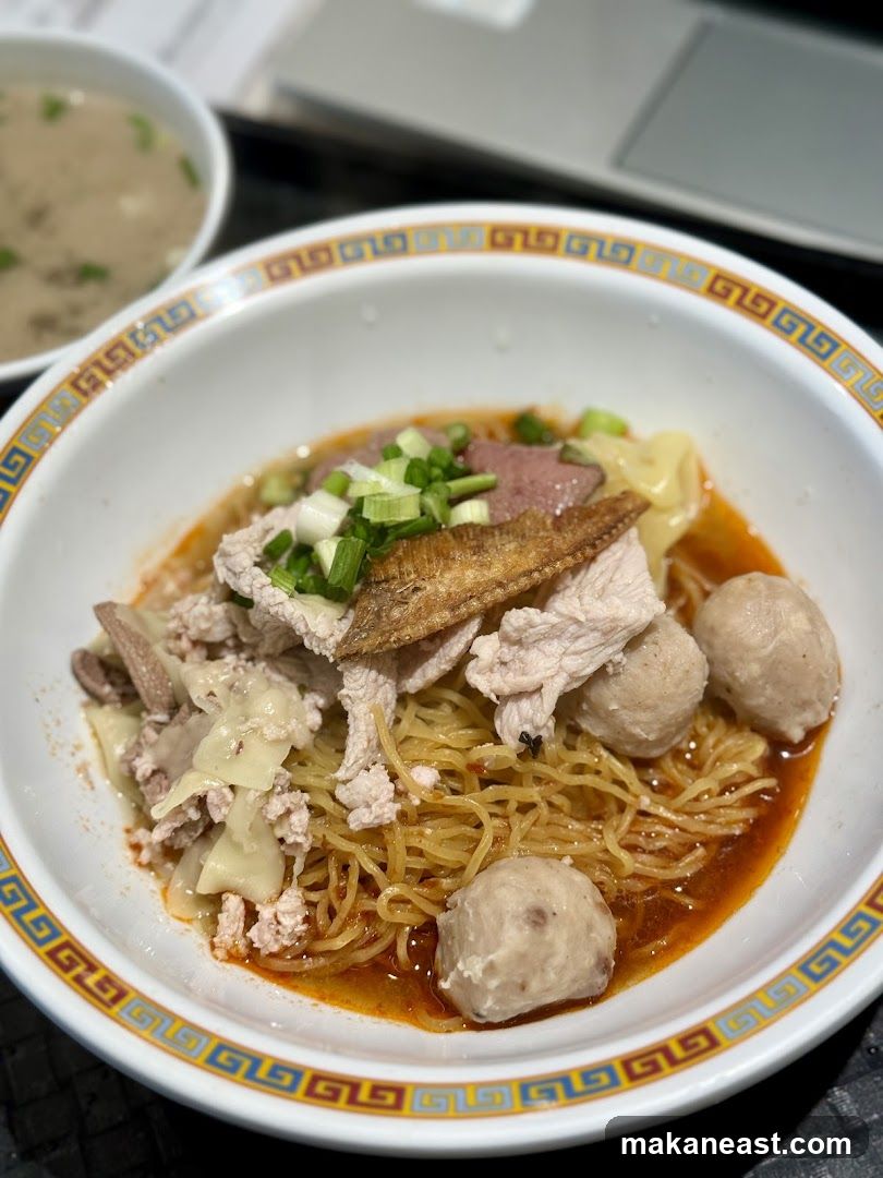 Noodle Dish with Meatballs