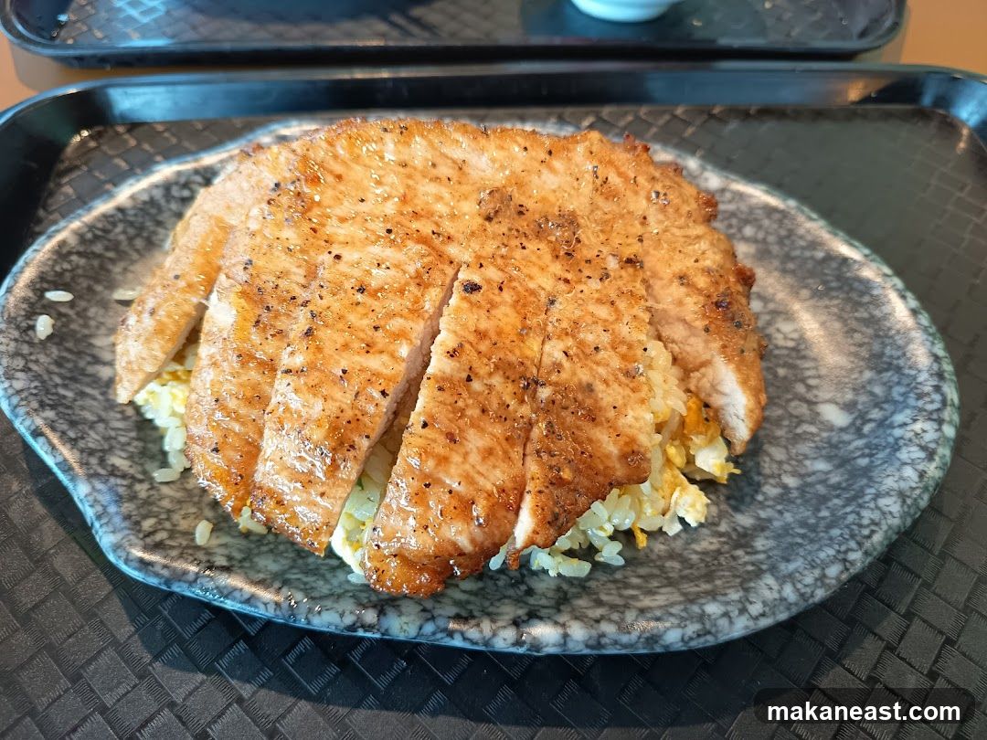 Pork Chop with Fried Rice