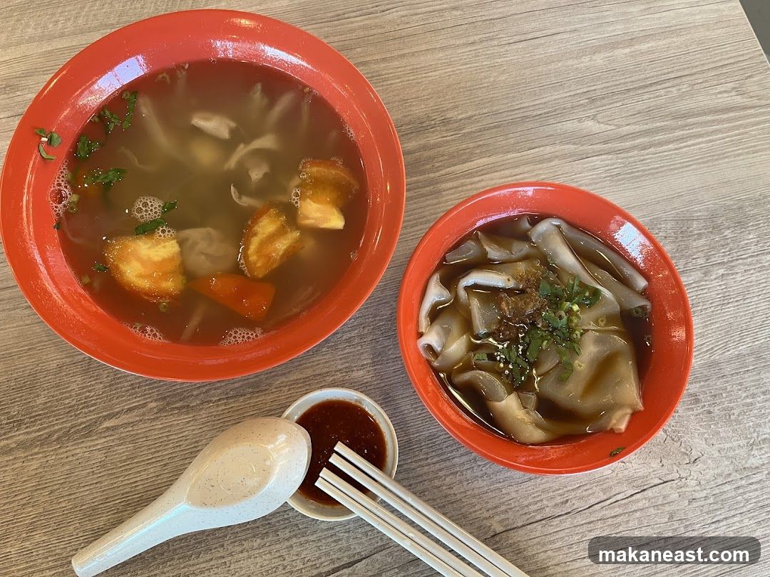 Noodle Soup and Dumplings