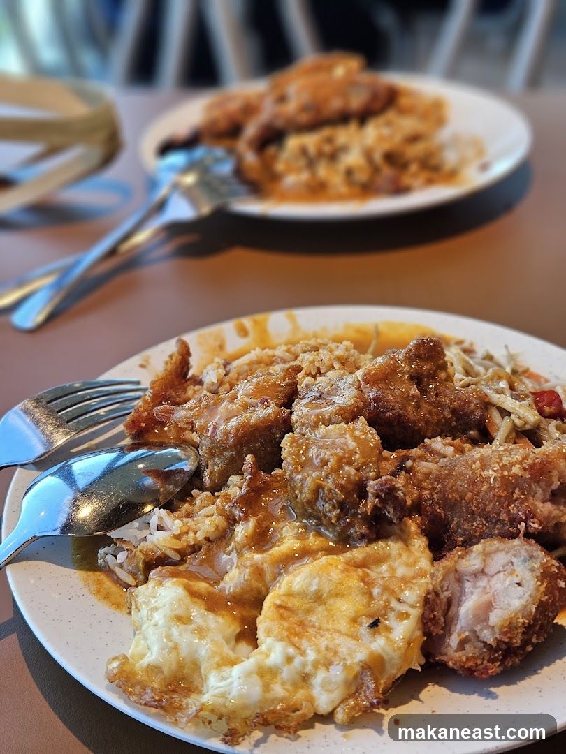 Fried Chicken and Rice