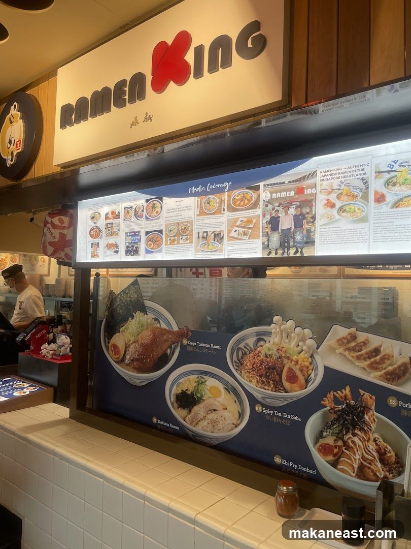 Ramen King Menu Display