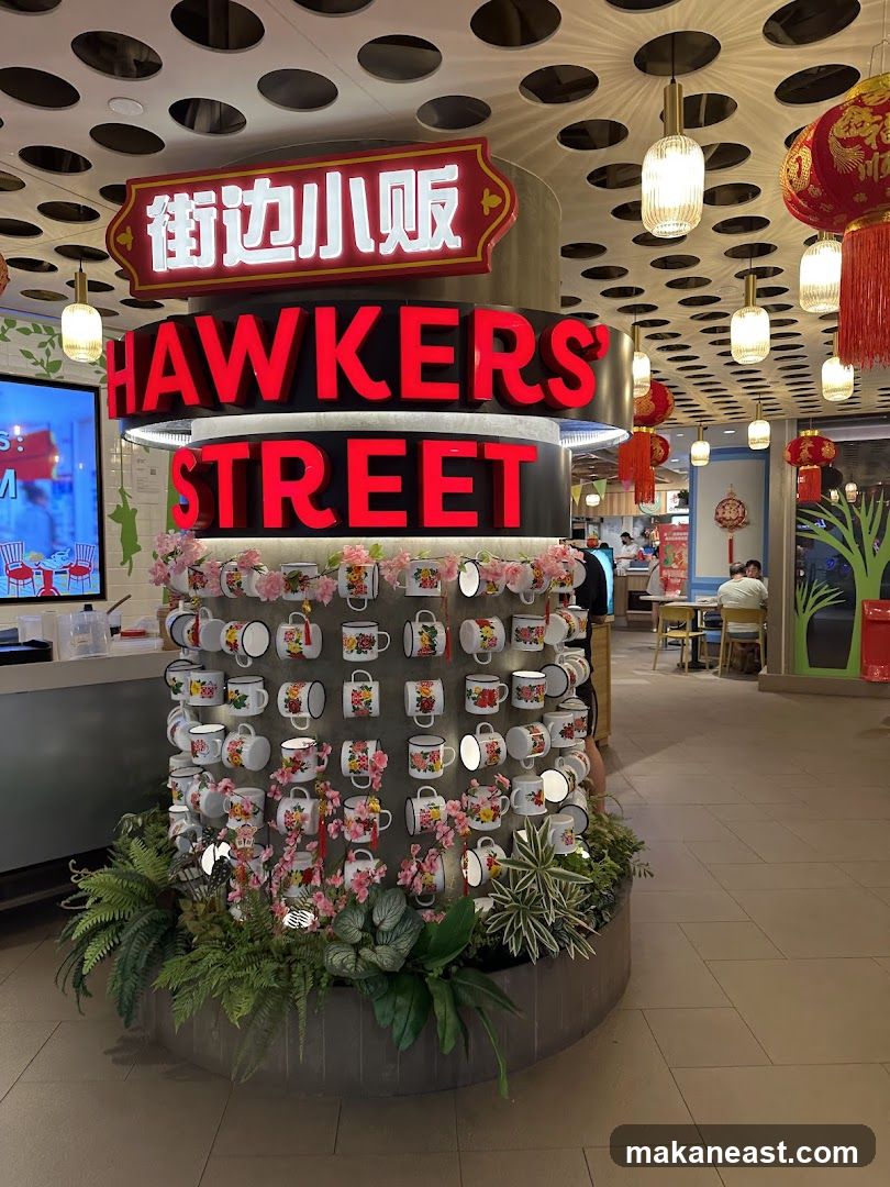 Hawkers Street Signage and Decor
