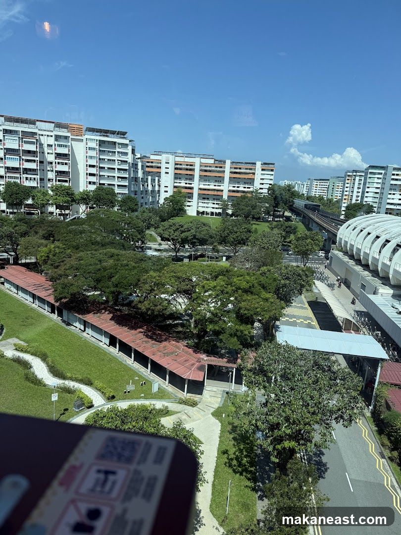 Apartment Buildings and Train Station