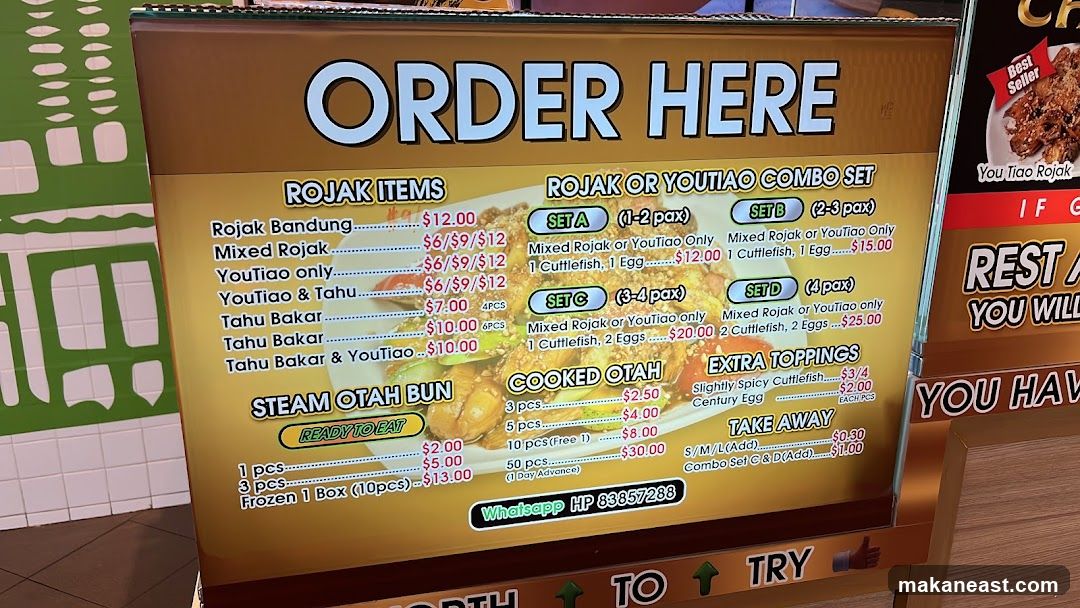 Order Here Menu