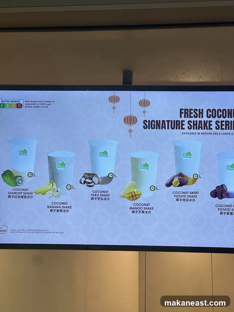 Fresh Coconut Signature Shake Series