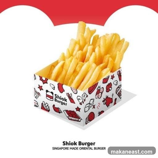 Shiok Burger Fries